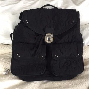Vera Bradley Black Backpack